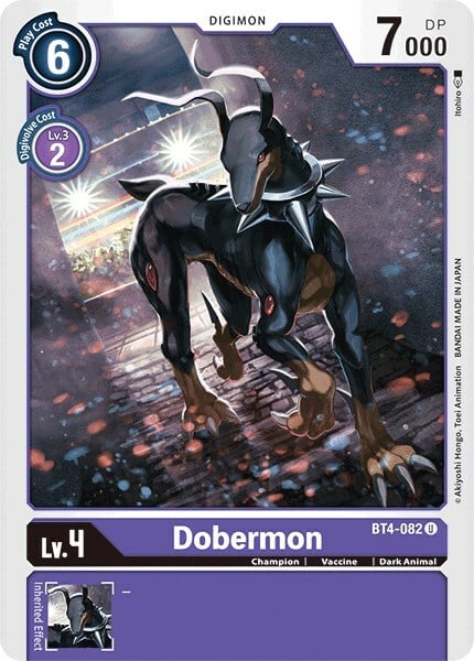 Dobermon Card Front