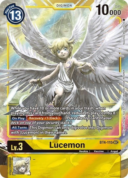 Lucemon Card Front