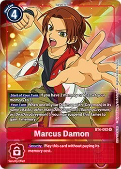 Marcus Damon Card Front