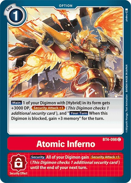 Atomic Inferno Card Front