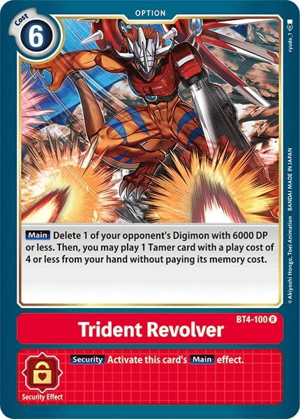 Trident Revolver Card Front