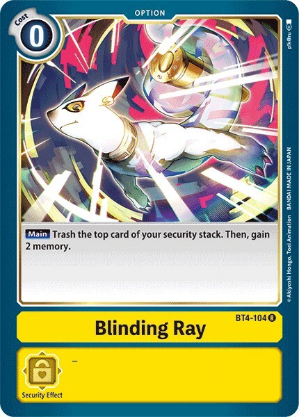 Blinding Ray Card Front