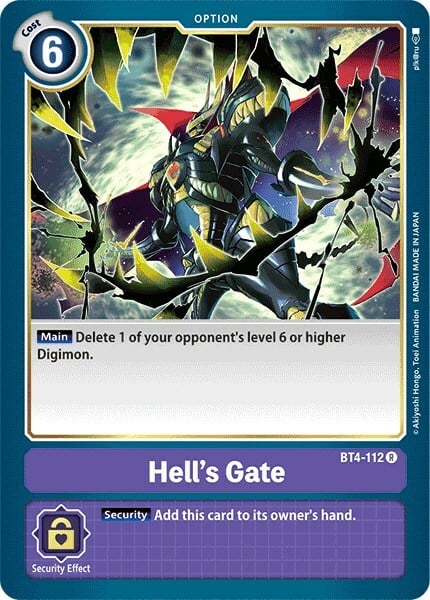 Hell's Gate Card Front