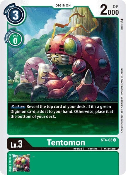 Tentomon Card Front