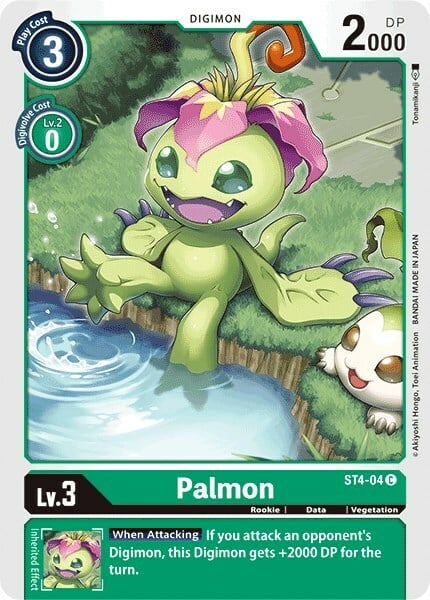 Palmon Card Front