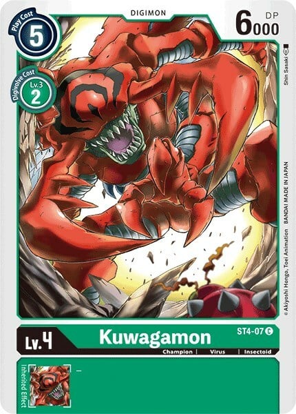 Kuwagamon Card Front