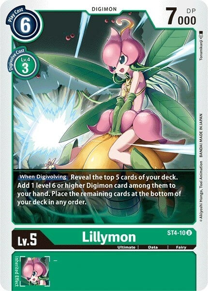 Lillymon Card Front