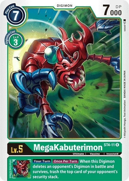 MegaKabuterimon Card Front