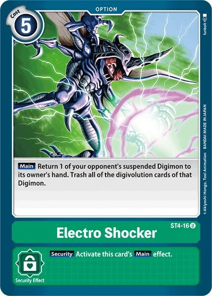 Electro Shocker Card Front