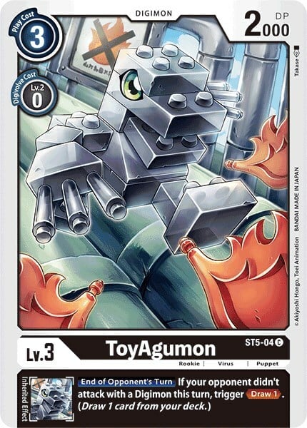 ToyAgumon Card Front