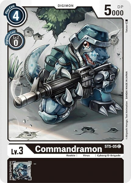 Commandramon Card Front