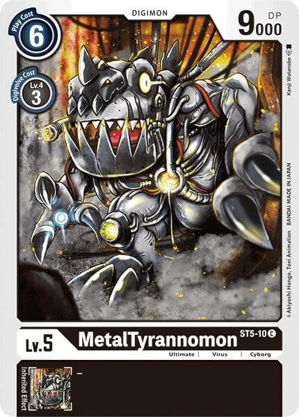 MetalTyrannomon Card Front