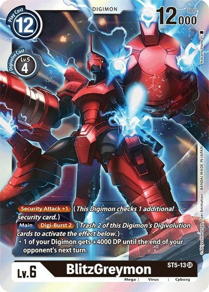 BlitzGreymon Card Front