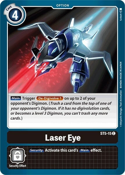 Laser Eye Card Front