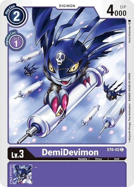 DemiDevimon Card Front