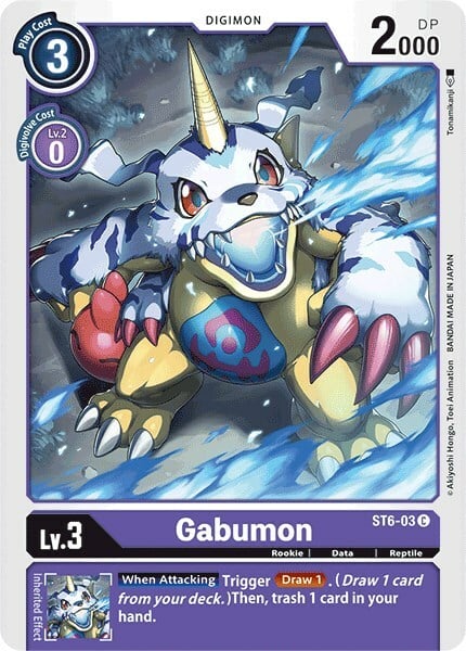Gabumon Card Front