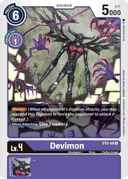 Devimon Card Front
