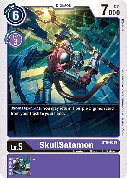 SkullSatamon Card Front