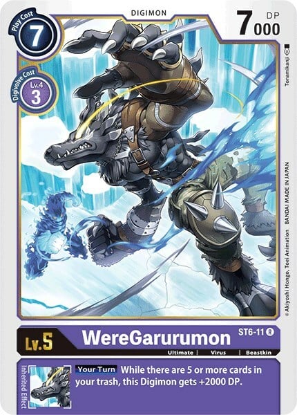 WereGarurumon Card Front