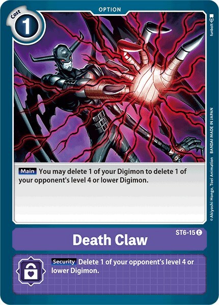 Death Claw Card Front