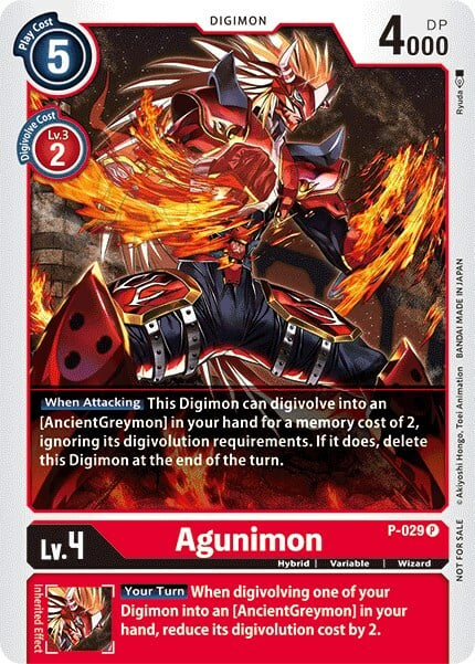 Agunimon Card Front