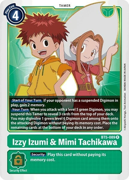 Izzy Izumi & Mimi Tachikawa Card Front