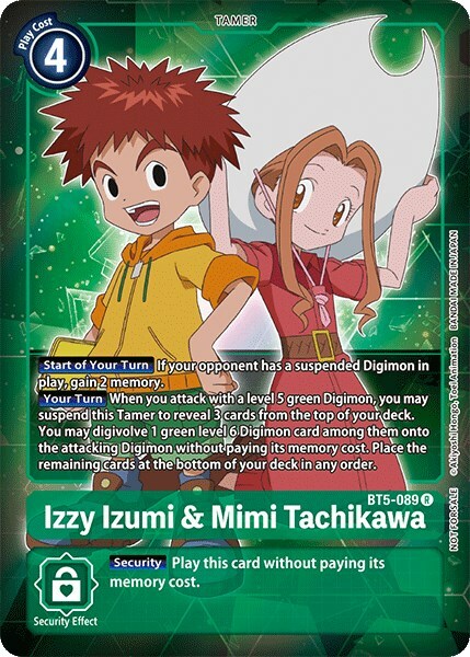 Izzy Izumi & Mimi Tachikawa Card Front