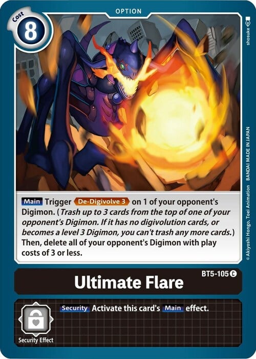 Ultimate Flare Card Front