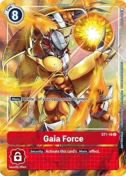 Gaia Force Card Front
