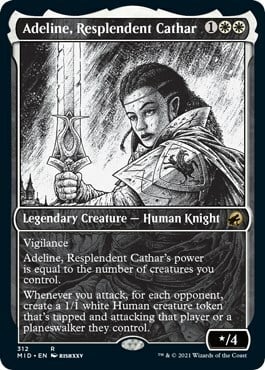 Adeline, Resplendent Cathar Card Front
