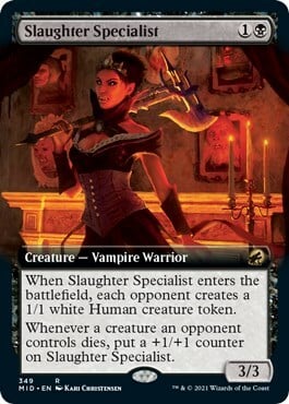 Slaughter Specialist Card Front