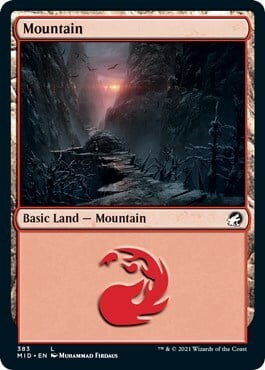 Mountain Card Front