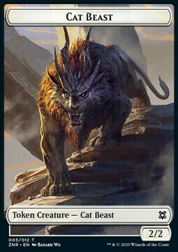 Cat Beast // Goblin Construct Card Front