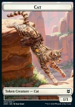 Cat // Goblin Construct Card Front
