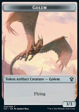 Golem // Thopter Card Front