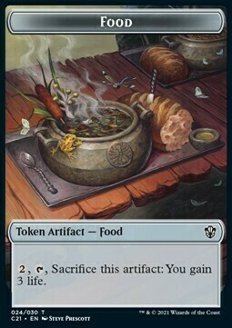 Food // Saproling Card Front