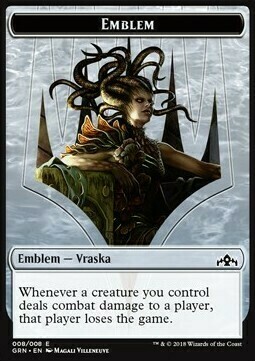 Vraska, Golgari Queen Emblem // Human Card Front