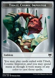 Tibalt, Cosmic Impostor Emblem // Elf Warrior
