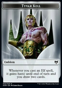 Tyvar Kell Emblem // Human Warrior Card Front