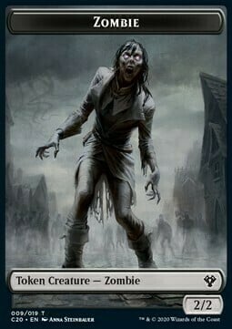 Zombie // Human Soldier Card Front