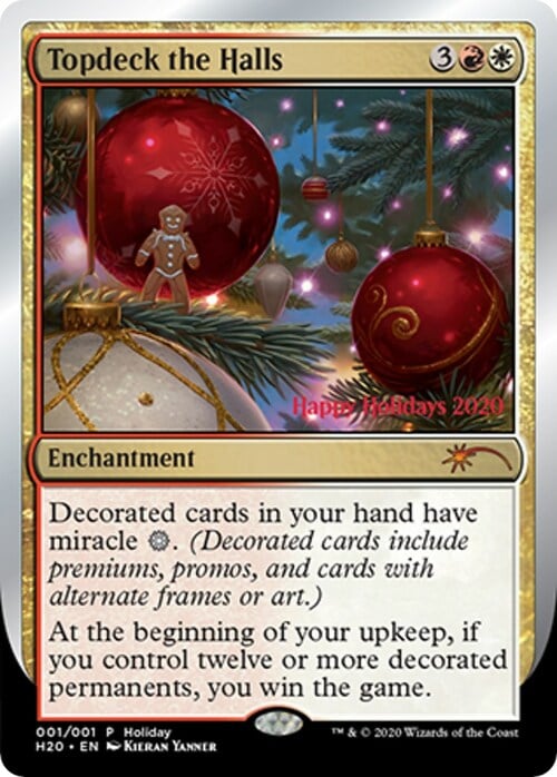 Topdeck the Halls Card Front