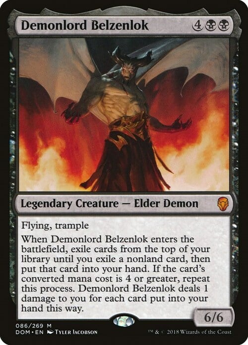 Belzenlok, Signore dei Demoni Card Front