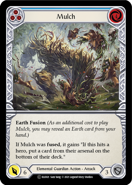 Mulch - Blue Card Front