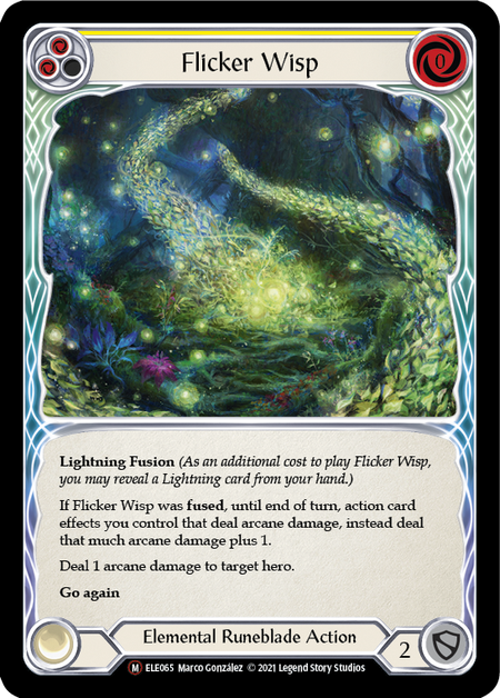 Flicker Wisp Tales of Aria - Unlimited | Flesh and Blood | CardTrader