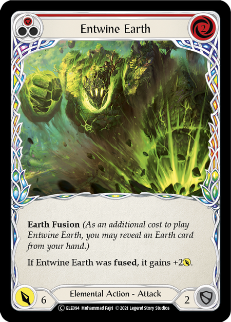 Entwine Earth - Red Card Front