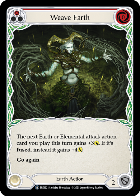 Weave Earth - Red Card Front