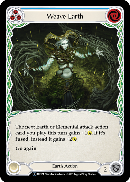 Weave Earth - Blue Card Front