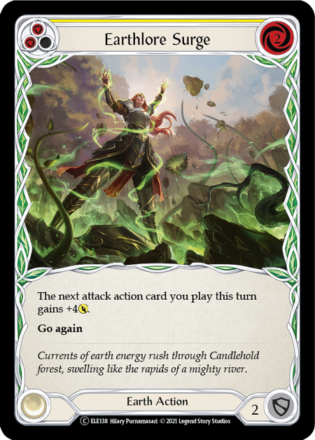 Earthlore Surge - Yellow Card Front