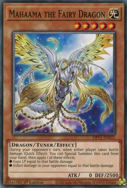 Mahaama the Fairy Dragon Card Front