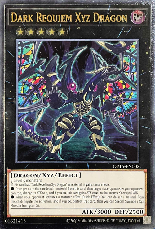Dark Requiem Xyz Dragon Card Front